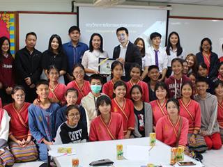 คณะวิทยาการจัดการและสารสนเทศศาสตร์ มหาวิทยาลัยพะเยา เข้าแนะแนวสัญจร โรงเรียนเชียงคำวิทยาคม อำเภอเชียงคำ จังหวัดพะเยา