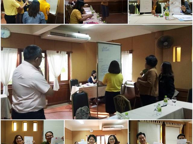 ผู้ช่วยคณบดีฝ่ายพัฒนานิสิตฯ เข้าร่วมเป็นวิทยากรบรรยาย ในหัวข้อ Design Thinking and Visualizing your challenges