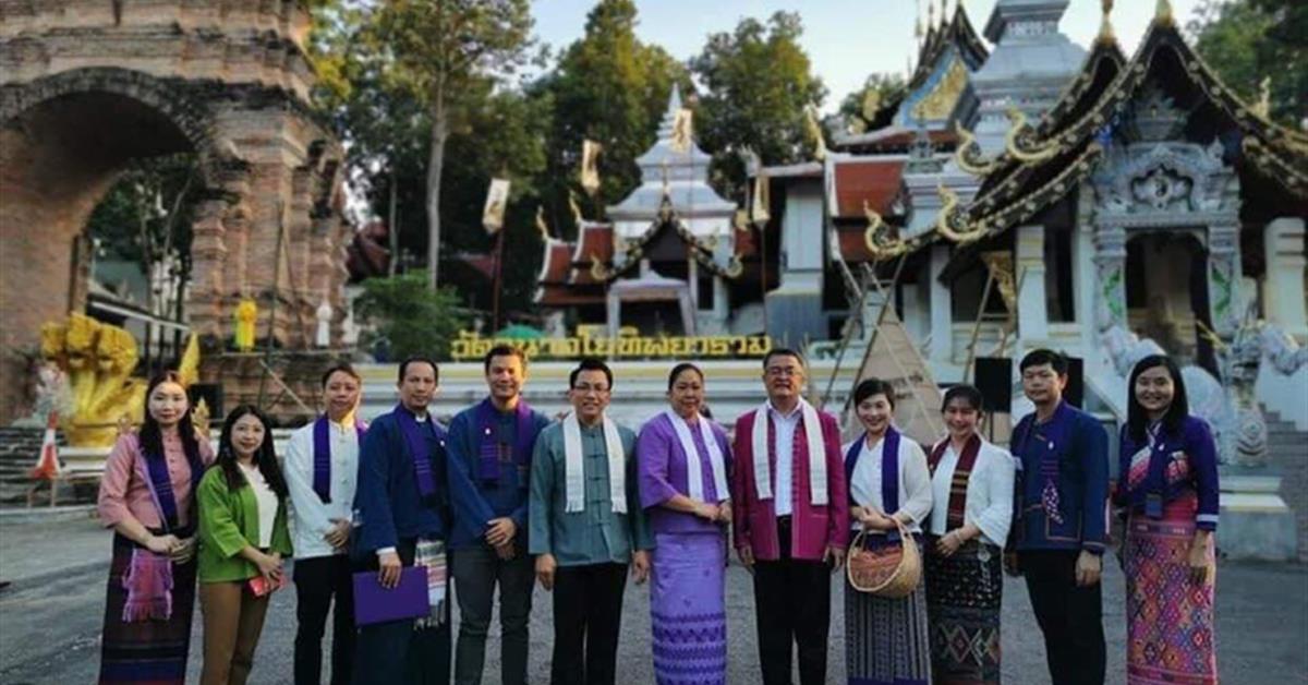 คณะแพทยศาสตร์ มหาวิทยาลัยพะเยา เข้าร่วมงานปั่นฝ้ายสายบุญจุลกฐิน