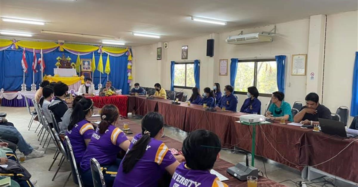 คณะเกษตรศาสตร์ฯ ดำเนินโครงการยุวชนอาสา โครงการการพัฒนาสินค้าชุมชนด้านการเกษตรและการท่องเที่ยวเชิงเกษตร