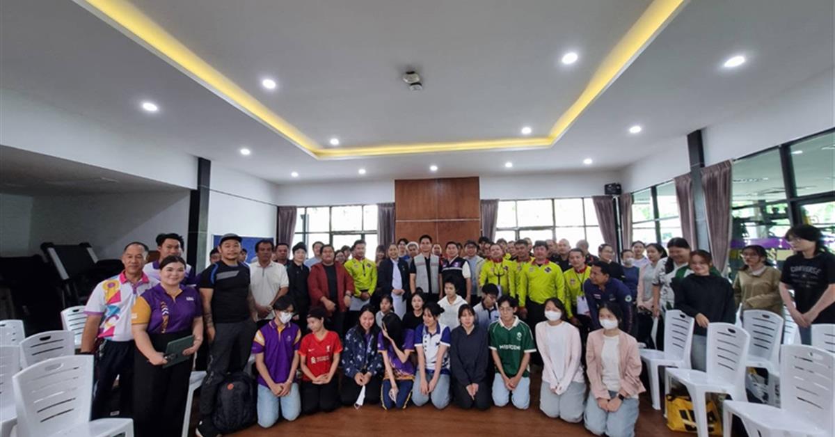 กองกิจการนิสิต มหาวิทยาลัยพะเยา ขับเคลื่อนโครงการ Wellness & Happiness Ecosystem จัดกิจกรรม "UP VOLUNTEER จิตอาสาภัยพิบัติทางน้ำรุ่นที่ 1"