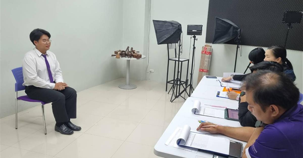 กองกิจการนิสิต ดำเนินการสัมภาษณ์คัดเลือกนิสิตเข้าร่วมโครงการ เทา-งาม สัมพันธ์ ครั้งที่ 28
