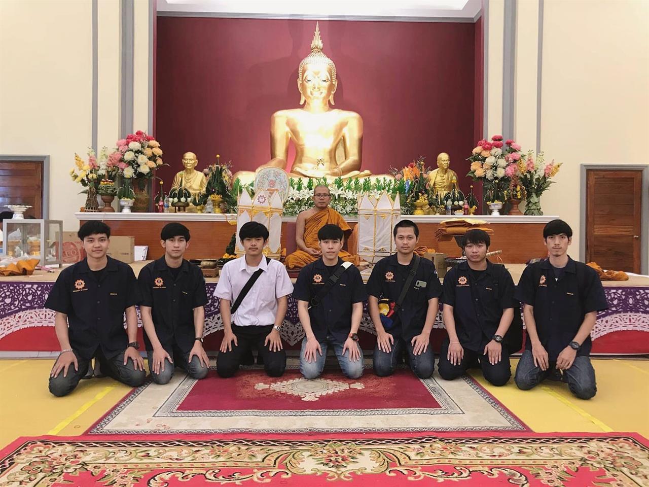 นิสิตวิศวกรรมเครื่องกล ถวายโคมผัดแก่วัดภายในจังหวัดพะเยา ภายใต้กิจกรรมในรายวิชากลศาสตร์วิศวกรรม 2 หัวข้อ "โคมผัด การศึกษาภูมิปัญญาท้องถิ่นผ่านมุมมองทางวิศกรรมเครื่องกล" 
