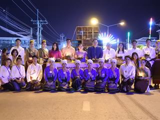 คณะวิทยาการจัดการและสารสนเทศศาสตร์ มหาวิทยาลัยพะเยา จัดโครงการทำนุบำรุงศิลปวัฒนธรรม ลอยกระทง ณ ลานวัฒนธรรมลำน้ำร่องช้าง อำเภอดอกคำใต้ ร่วมกับองค์การบริหารส่วนตำบลดอกคำใต้