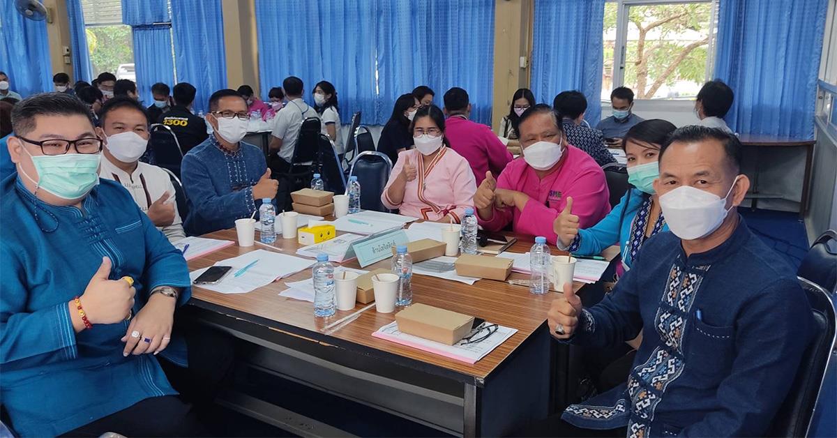 บุคลากรคณะบริหารธุรกิจและนิเทศศาสตร์ ร่วมสัมมนาเชิงปฏิบัติการจัดทำร่างแผนพัฒนากำลังคนจังหวัดพะเยา พ.ศ. 2565 – 2570 
