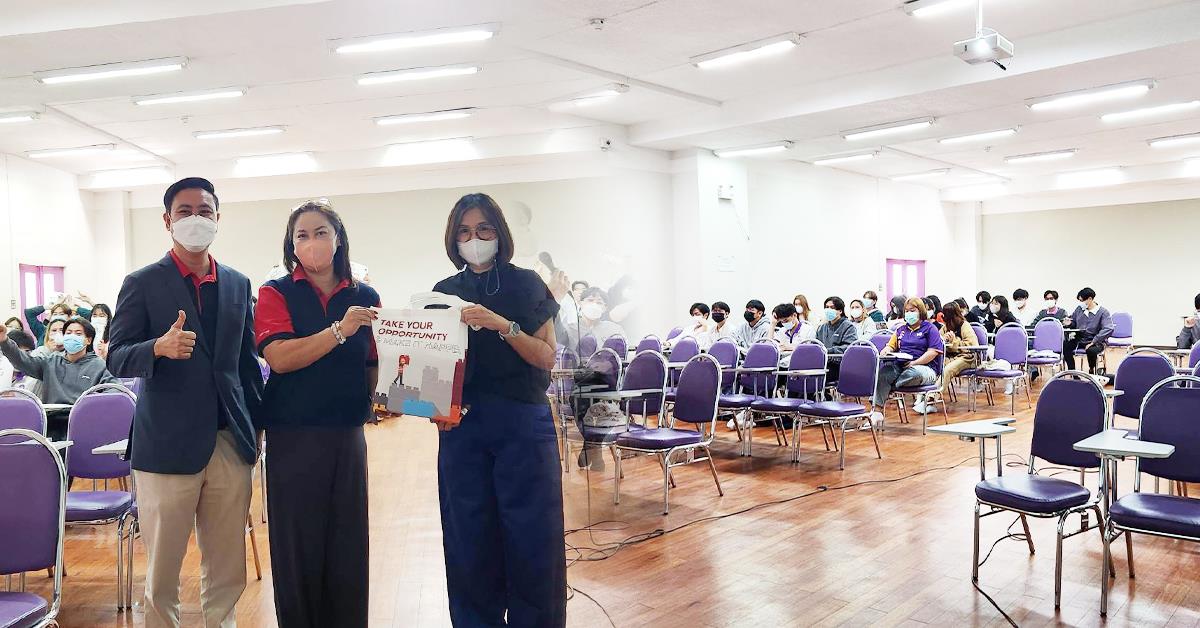 บริษัท เอพี (ไทยแลนด์) จำกัด เข้าพบนิสิตหลักสูตรการสื่อสารสื่อใหม่ เพื่อเตรียมความพร้อมของนิสิตในการฝึกประสบการณ์วิชาชีพ