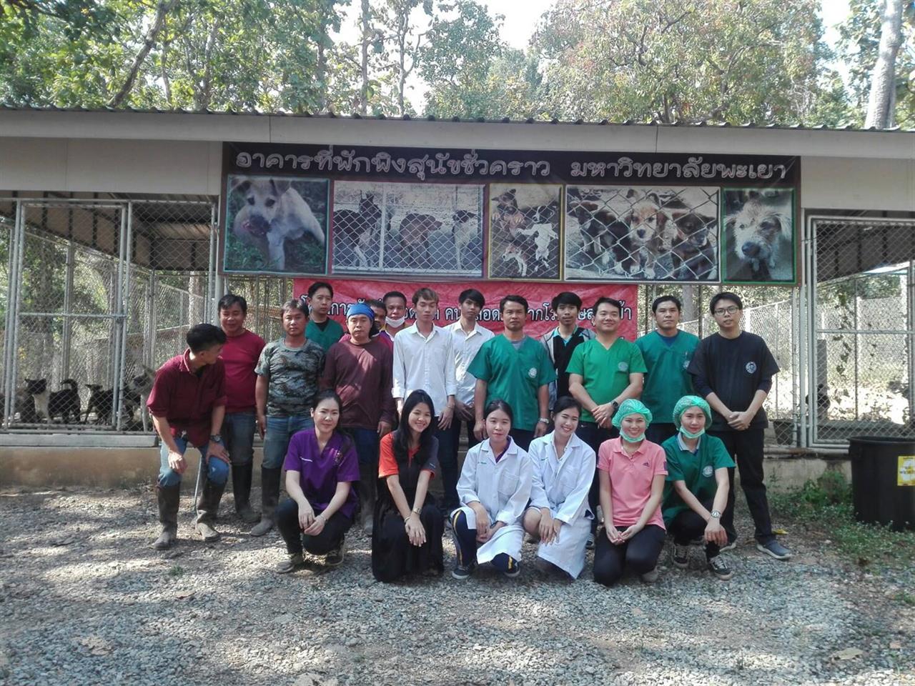 งานความปลอดภัย กองอาคารสถานที่ เข้าร่วมโครงการสัตว์ปลอดโรค คนปลอดภัยจากโรคพิษสนุัขบ้า