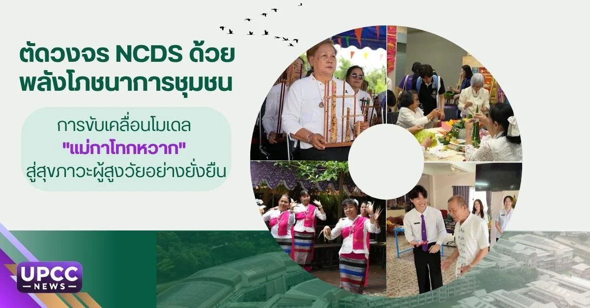 ตัดวงจร NCDs ด้วยพลังโภชนาการชุมชน: การขับเคลื่อนโมเดล "แม่กาโทกหวาก" สู่สุขภาวะผู้สูงวัยอย่างยั่งยืน