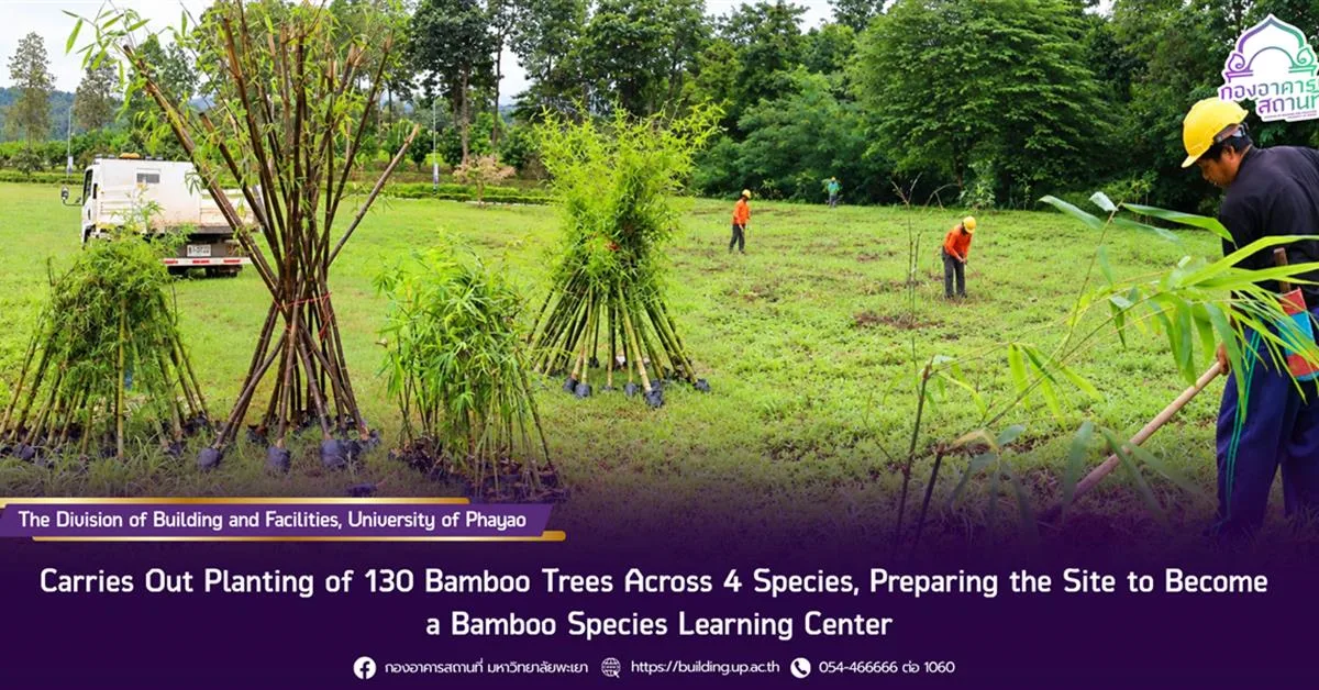 Carries Out Planting of 130 Bamboo Trees Across 4 Species, Preparing the Site to Become a Bamboo Species Learning Center