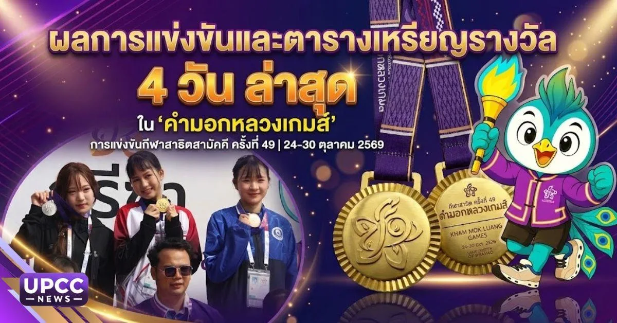คำมอกหลวงเกมส์ วันที่ 4 ชิงชัยเข้มข้น! สาธิตประสานมิตร (มัธยม) นำตารางเหรียญทอง สาธิต ม.พะเยา คว้าแล้ว 6 เหรียญ
