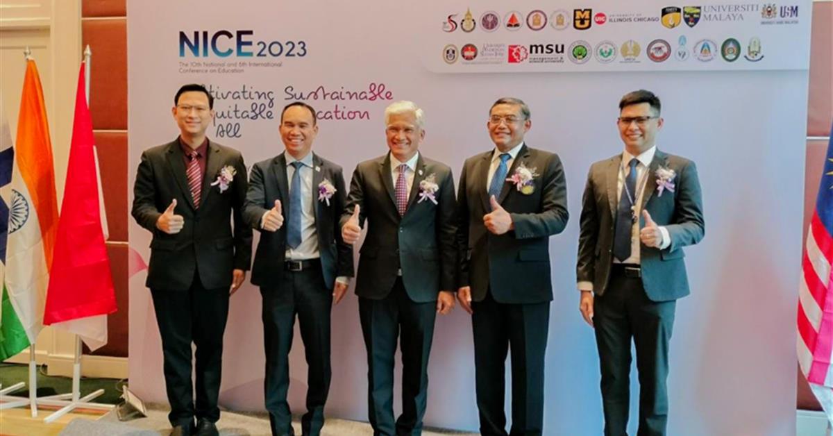 School of Education participated in the 10th National and the 6th International Education Research Conference (NICE) School of Education participated in the 10th National and the 6th International Education Research Conference (The National and International Conference on Education 2023 (NICE)