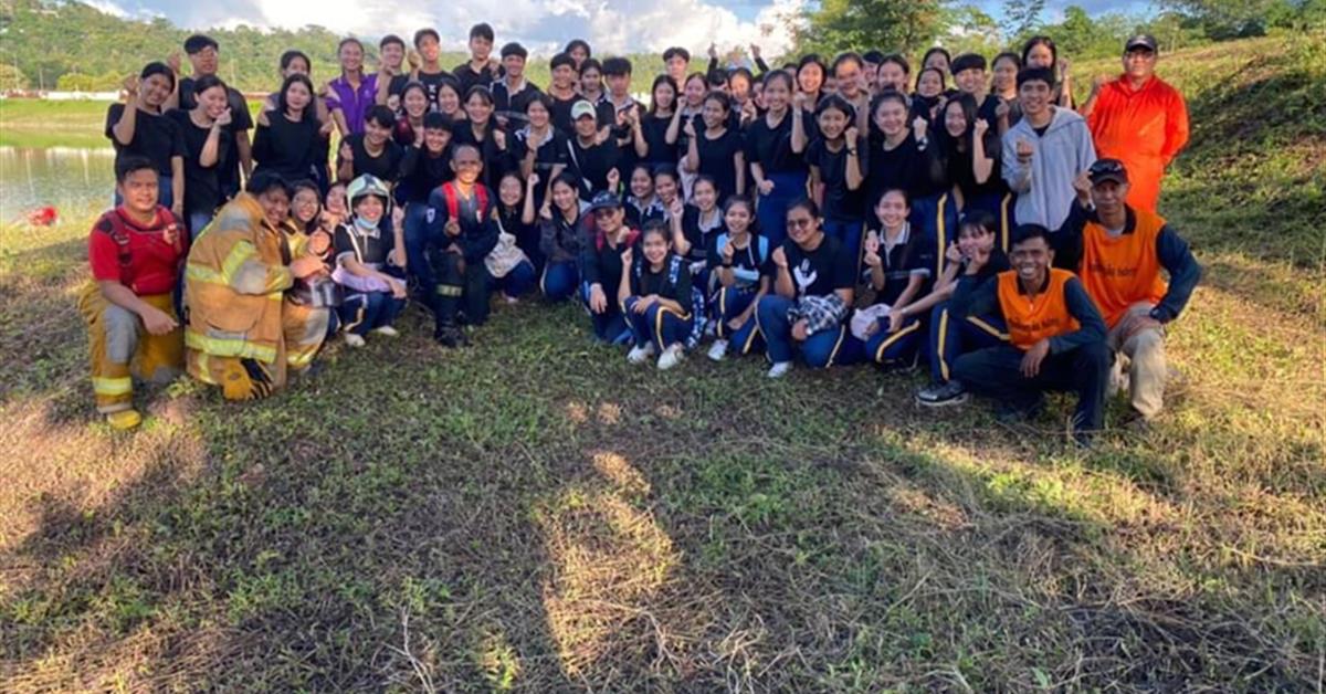 สาขาวิชาอาชีวอนามัยและความปลอดภัย จัดกิจกรรมฝึกอบรมการป้องกันและระงับอัคคีภัยแบบขั้นต้น (Basic Fire) และขั้นก้าวหน้า (Advance Fire)