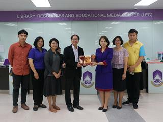 อุทยานวิทยาศาสตร์ มหาวิทยาลัยพะเยา เยี่ยมชมศูนย์บรรณสารและสื่อการศึกษา มหาวิทยาลัยพะเยา