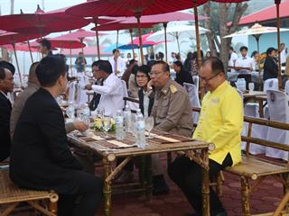 มหาวิทยาลัยพะเยา เข้าร่วมจิบกาแฟยามเช้า ร่วมกับผู้ว่าราชการจังหวัดพะเยาและคณะผู้บริหารจังหวัดพะเยา