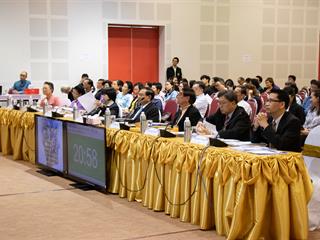คณะศิลปศาสตร์ เข้าร่วมงานแสดงวิสัยทัศน์ของผู้ตอบรับการทาบทามเข้ารับการสรรหาผู้ดำรงตำแหน่งอธิการบดี มหาวิทยาลัยพะเยา