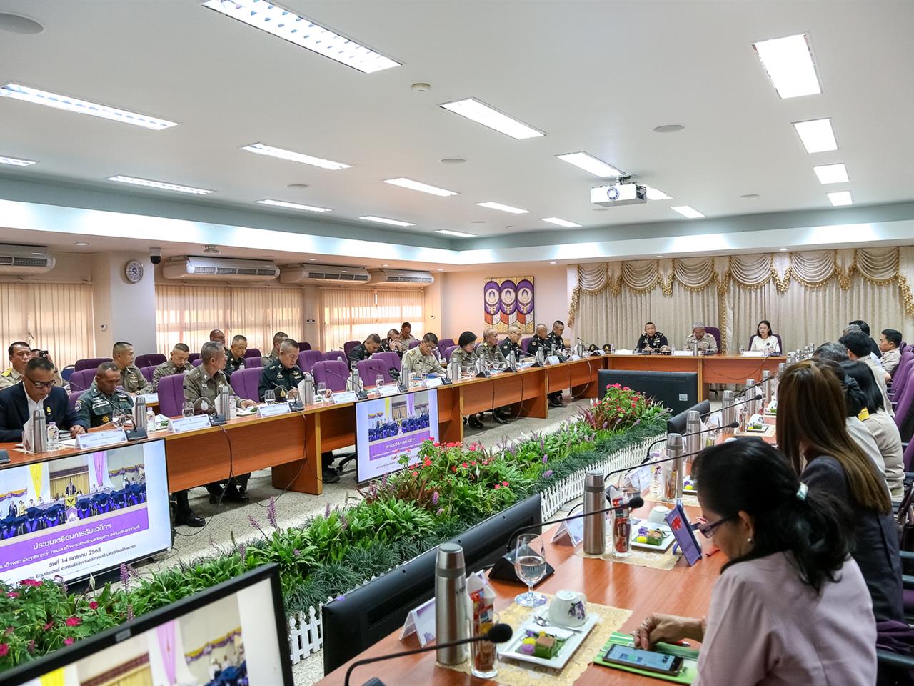 มหาวิทยาลัยพะเยาและจังหวัดพะเยา ต้อนรับ ราชองครักษ์สำนักงานราชองครักษ์ ประจำกรมราชองครักษ์ ในการสำรวจพื้นที่ และประชุมเตรียมการรับเสด็จ ฯ สมเด็จพระกนิษฐาธิราชเจ้า กรมสมเด็จพระเทพรัตนราชสุดา ฯ สยามบรมราชกุมารี