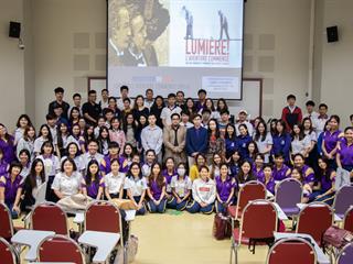 สาขาวิชาภาษาฝรั่งเศส คณะศิลปศาสตร์ มหาวิทยาลัยพะเยาร่วมกับสถานเอกอัครราชทูตฝรั่งเศส ประจำประเทศไทย จัดกิจกรรมฉายภาพยนตร์ภายใต้โครงการ < Cine