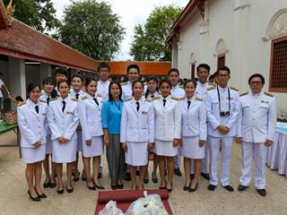 มหาวิทยาลัยพะเยาร่วมทำบุญตักบาตร เนื่องในโอกาส วันเฉลิมพระชนมพรรษา 86 พรรษา 12 สิงหาคม 2561