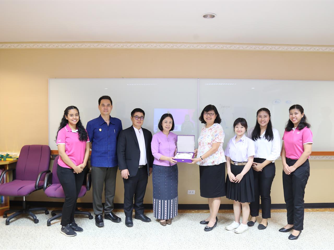 มหาวิทยาลัยพะเยา ต้อนรับคณะผู้แทนมูลนิธิเยาวชนสัมพันธ์นานาชาติ