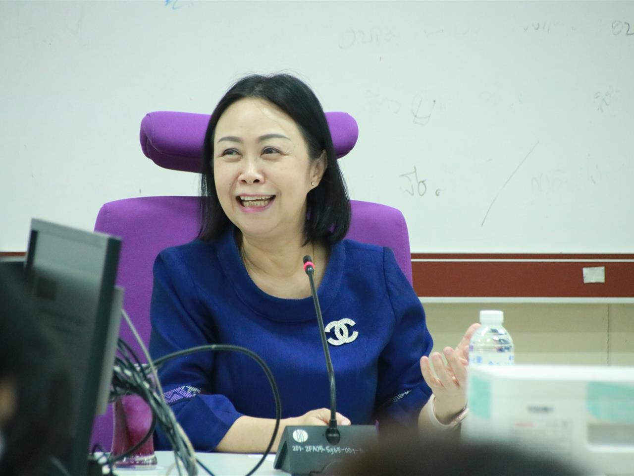 คณะเกษตรศาสตร์และทรัพยากรธรรมชาติ ม.พะเยา ร่วมต้อนรับอธิการบดีพร้อมผู้บริหารมหาวิทยาลัยพะเยา ในกิจกรรมคณะผู้บริหารมหาวิทยาลัยพะเยาพบบุคลากร