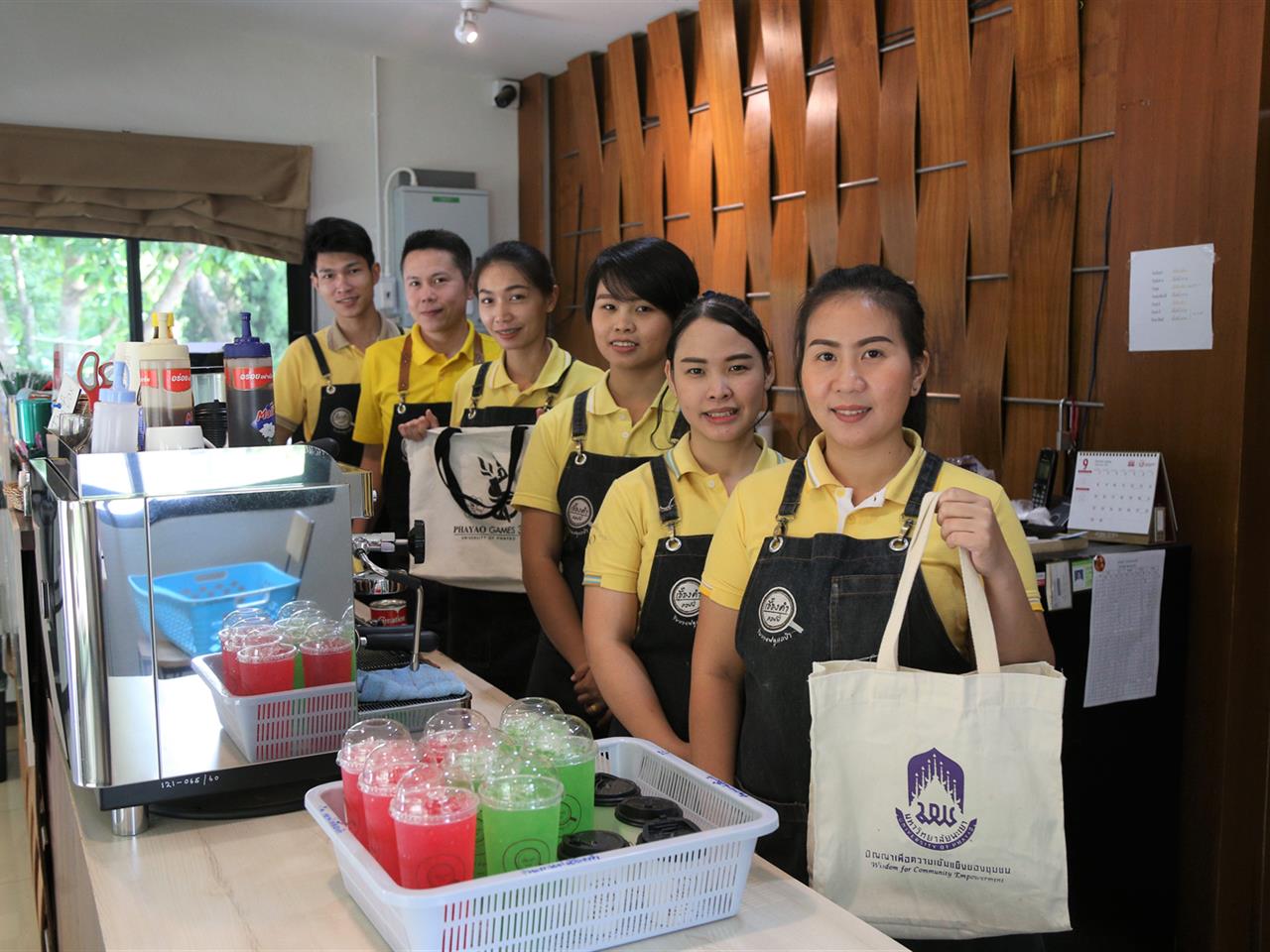 ร้านกาแฟ ม.พะเยา นำร่องลดใช้พลาสติกในมหาวิทยาลัย