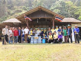 จิตอาสา ม.พะเยา ร่วมสร้างแนวกันไฟ “วนอุทยานร่องคำหลวง”