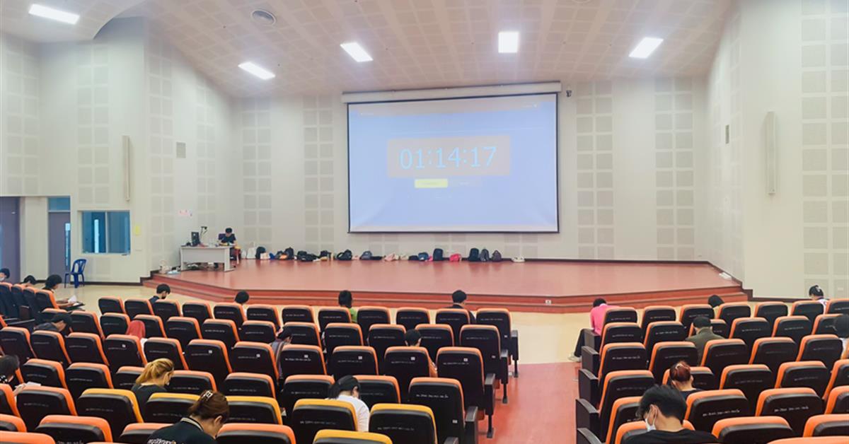 ศูนย์ภาษา คณะศิลปศาสตร์ จัดอบรมและทดสอบ English for Undergraduates พฤษภาคม 2567