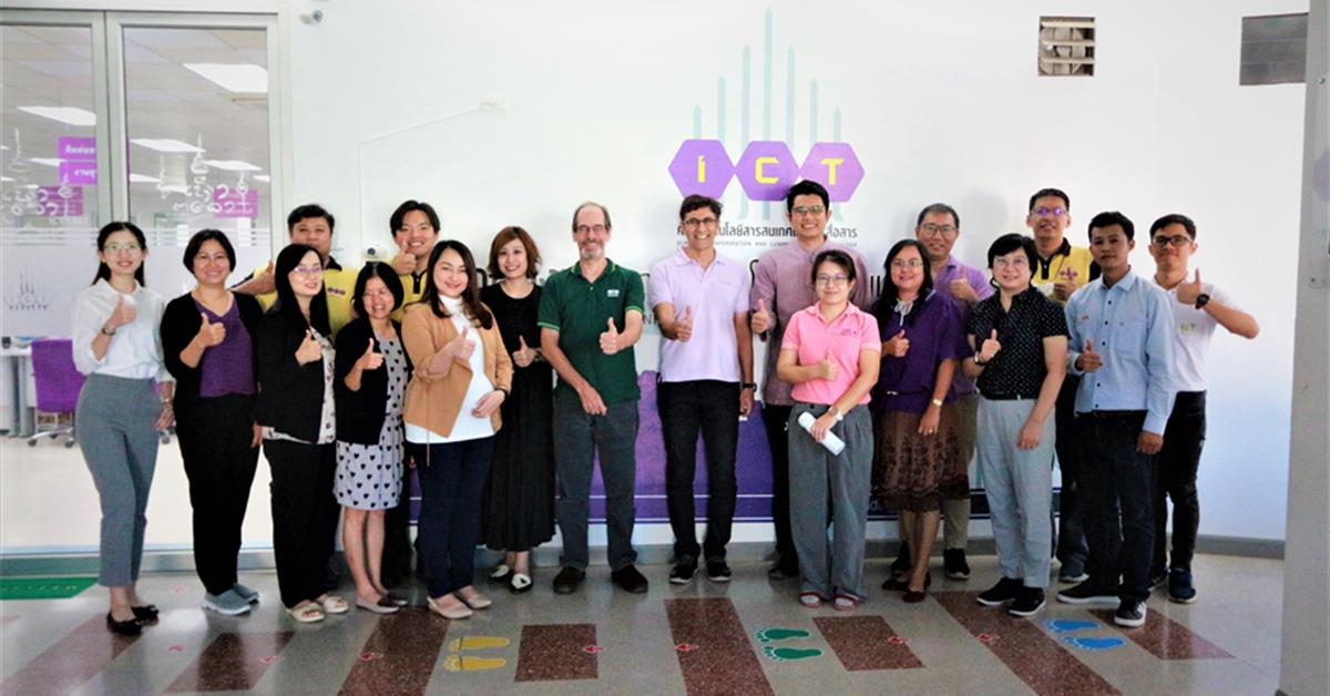 คณะ ICT ร่วมหารือแนวทางการสร้างความร่วมมือการวิจัยด้านชีวสารสนเทศ (Bioinformatics) กับบริษัท ฮอทิเจนเนติคส์ รีเสิร์ช (เอส.อี.เอเชีย) จำกัด ผู้ผลิตและจำหน่ายเมล็ดพันธุ์พืชระดับโลก