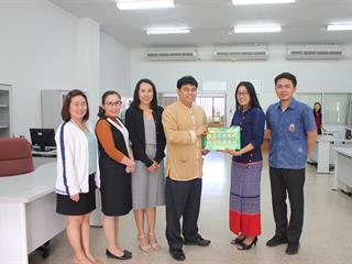 สำนักงานสภามหาวิทยาลัยพะเยา มอบกระเช้าของขวัญปีใหม่พุทธศักราชใหม่ 2562