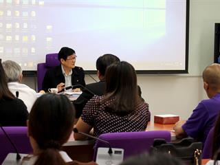อธิการบดี พบบุคลากร คณะทันตแพทยศาสตร์