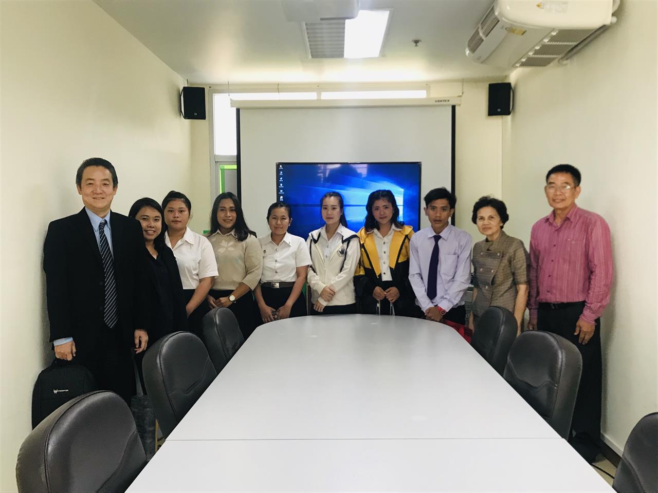 คณะพยาบาลศาสตร์  ให้การต้อนรับ คุณโอทานิ ที่ปรึกษามูลนิธิอีฟ  และเจ้าหน้าที่มูลนิธิอีฟ ประเทศญี่ปุ่น