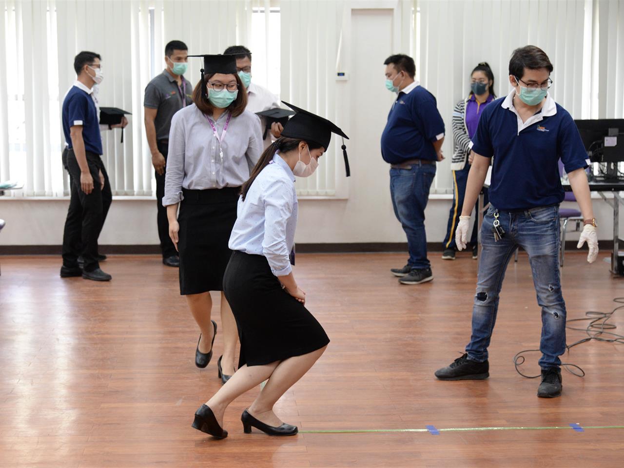 SEEN จัดฝึกซ้อมบัณฑิต เพื่อเตรียมความพร้อมเข้ารับพระราชทานปริญญญาบัตร ประจำปีการศึกษา 2561