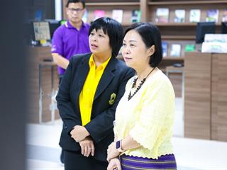 คณะผู้บริหารมหาวิทยาลัยพะเยา ลงพื้นที่ SAFE ZONE  ศูนย์บรรณสารและสื่อการศึกษา