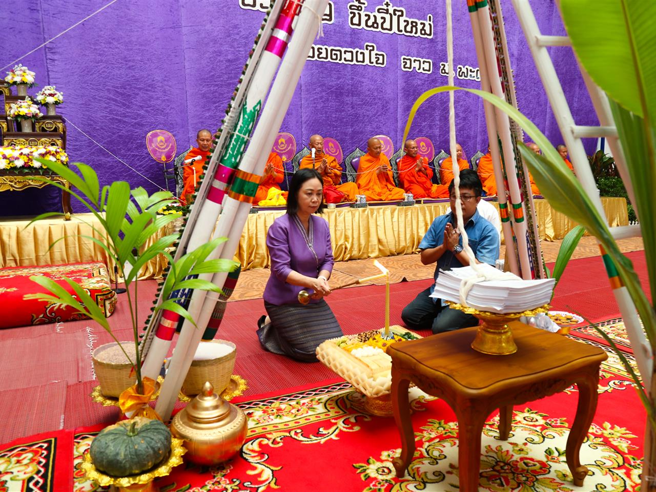 มหาวิทยาลัยพะเยา จัดพิธีทำบุญเนื่องในวันขึ้นปีใหม่ ประจำปี 2563 “ฮ่วมบุญ ขึ้นปี๋ใหม่ ฮ้อยดวงใจ จาว ม.พะเยา”