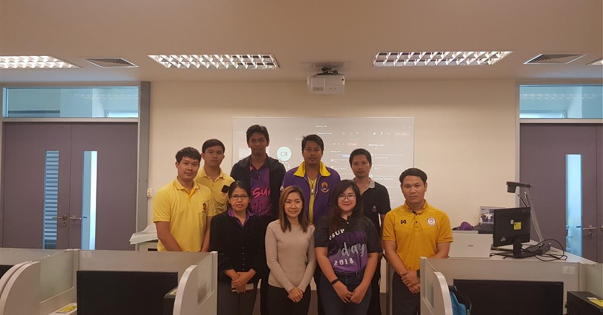 งานผลิตสื่อนวัตกรรม ศูนย์บริการเทคโนโลยีสารสนเทศและการสื่อสาร อบรมการใช้งาน ระบบการจัดการเรียนการสอนออนไลน์ UP LMS ให้กับอาจารย์ฝ่ายวิชาการ โรงเรียนสาธิตมหาวิทยาลัยพะเยา 