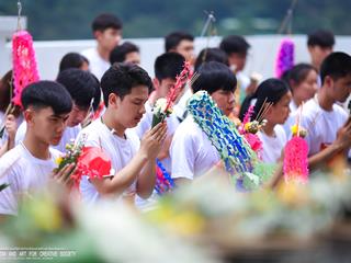 หน่วยกิจการนิสิตและทำนุบำรุงศิลปวัฒนธรรม พร้อมด้วยสโมสรนิสิต และชมรมสืบสายถิ่นแผ่นดินล้านนา คณะรัฐศาสตร์และสังคมศาสตร์ มหาวิทยาลัยพะเยา ร่วมกันจัดโครงการทำนุบำรุงศิลปวัฒนธรรม และกิจกรรมต้อนรับนิสิตใหม่