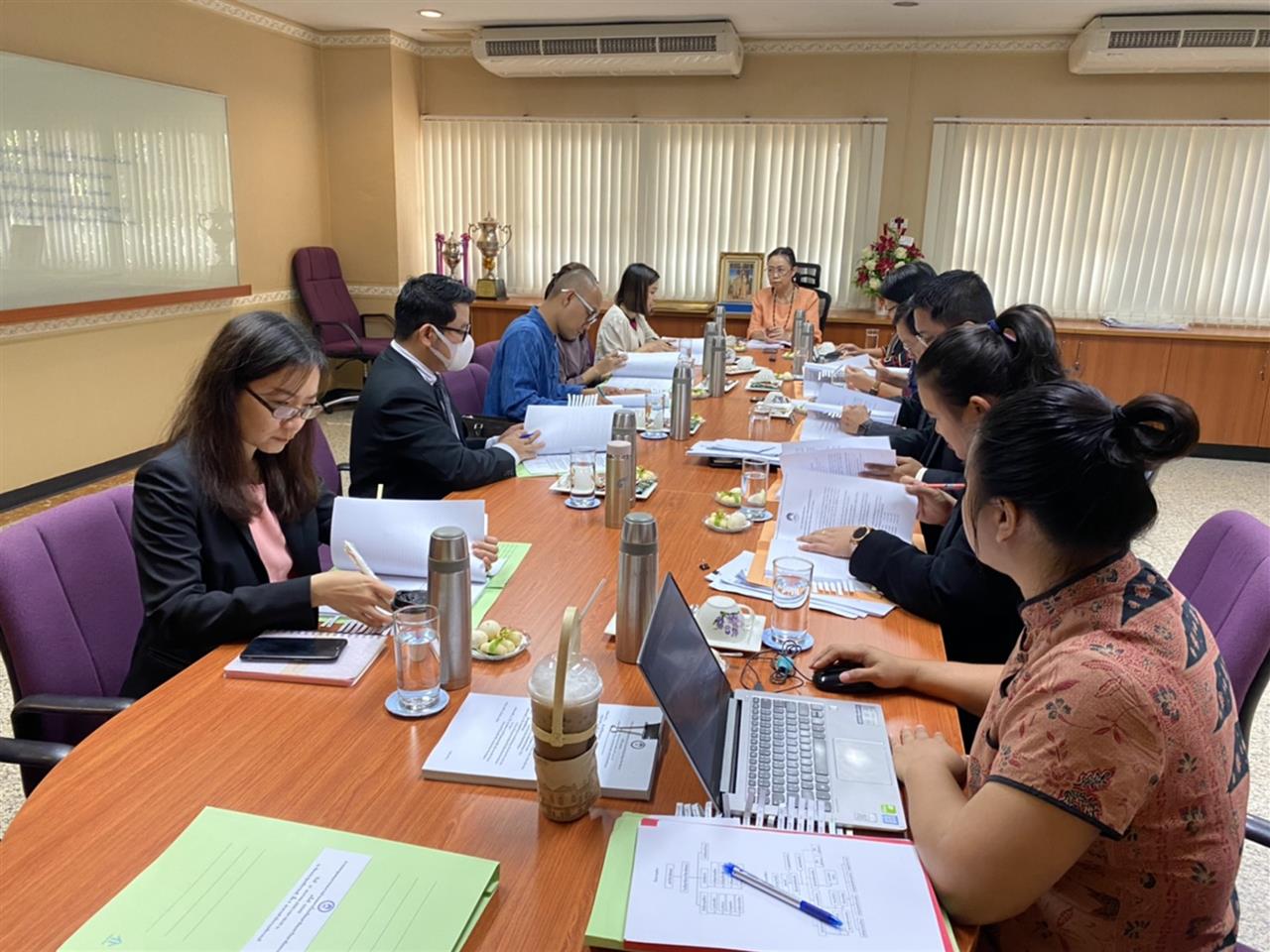 โรงเรียนสาธิตม.พะเยา ดำเนินการประชุมคณะกรรมการอำนวยการโรงเรียนสาธิตฯ