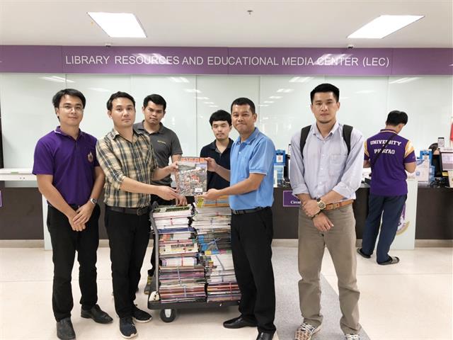 ศูนย์บรรณสารและสื่อการศึกษา มหาวิทยาลัยพะเยา บริจาคหนังสือให้กับองค์การบริหารส่วนตำบลดอกคำใต้ เพื่อส่งเสริมในกิจกรรม”สัปดาห์ส่งเสริมการอ่าน” ครั้งที่ 7