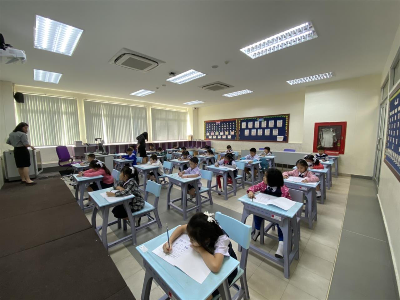 โรงเรียนสาธิตมหาวิทยาลัยพะเยา ดำเนินการทดสอบความสามารถด้านการอ่าน (R1)