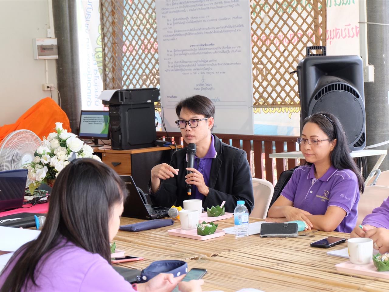 นักวิจัย คณะวิทยาการจัดการและสารสนเทศศาสตร์ มหาวิทยาลัยพะเยา ต้อนรับผู้ทรงคุณวุฒิจากเครือข่ายบริหารการวิจัยภาคเหนือตอนบน 