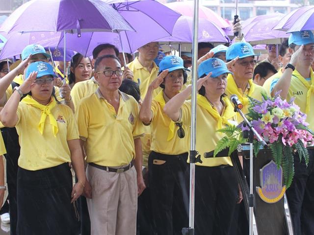 คณะทันตแทพยศาสตร์เข้าร่วมกิจกรรมถวายพระพรชัยมงคลและจิตอาสาเราทำความดีด้วยหัวใจและโครงการปลูกต้นไม้ เทิดไท้องค์ราชัน เนื่องในวันเฉลิมพระชนมพรรษาปี 2562