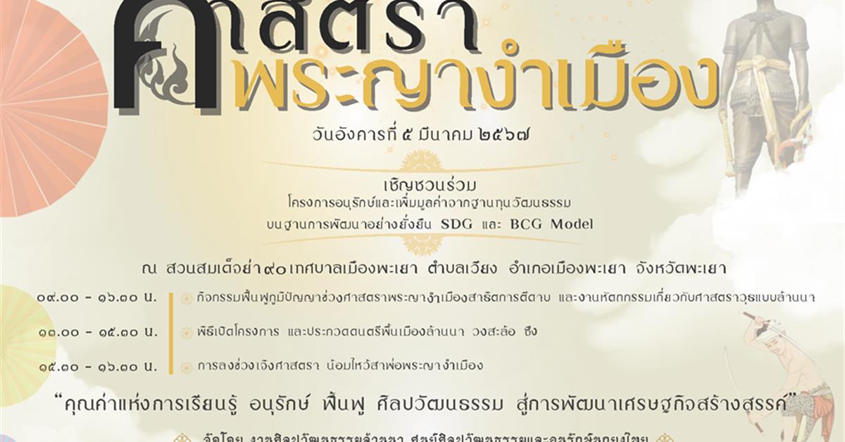 โครงการอนุรักษ์และเพิ่มมูลค่าจากฐานทุนวัฒนธรรม บนฐานการพัฒนาอย่างยั่งยืน SCG และ BCG Model
