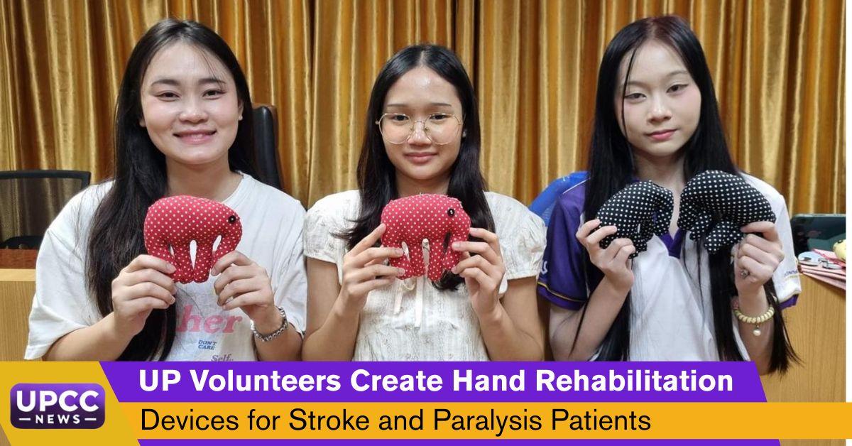 University of Phayao Volunteers Create Hand Rehabilitation Devices for Stroke and Paralysis Patients