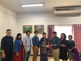  คณะสถาปัตยกรรมศาสตร์และศิลปกรรมศาสตร์ มอบของขวัญเนื่องในวาระดิถีต้อนรับปีพุทธศักราชใหม่ ๒๕๖๒