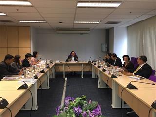 การประชุมคณะกรรมการพิจารณาและกลั่นกรองระเบียบวาระการประชุมสภามหาวิทยาลัยพะเยา ครั้งที่ 2/2562