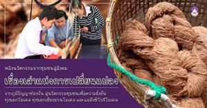 พลังนวัตกรรมจากชุมชนสู่สังคม เรื่องเล่าแห่งการเปลี่ยนแปลง “จากภูมิปัญญาท้องถิ่น สู่นวัตกรรมชุมชนเพื่อความยั่งยืน ทุ่งมอกโมเดล ทุ่งมอกเชียงม่วนโมเดล และแม่อิงชิโบริโมเดล” > </a><div style=