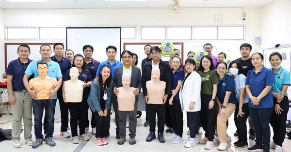 คณะวิทยาศาสตร์จัดอบรมช่วยชีวิตขั้นพื้นฐาน ให้บุคลากรพร้อมรับมือเหตุฉุกเฉิน
